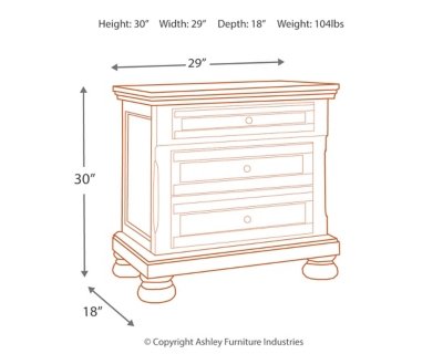 Flynnter Nightstand - Image 5