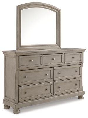 Lettner Queen Panel Bed, Dresser, Mirror and 2 Nightstands - Image 3