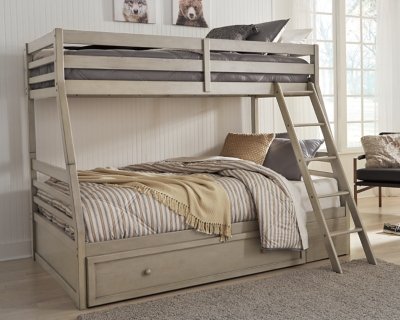Lettner Twin over Full Bunk Bed with 1 Large Storage Drawer - Image 3
