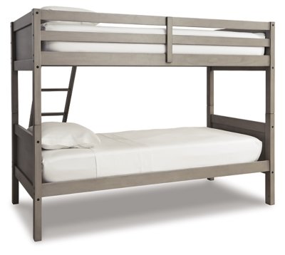 Lettner Twin over Twin Bunk Bed, 2 Mattresses and 2 Pillows - Image 6