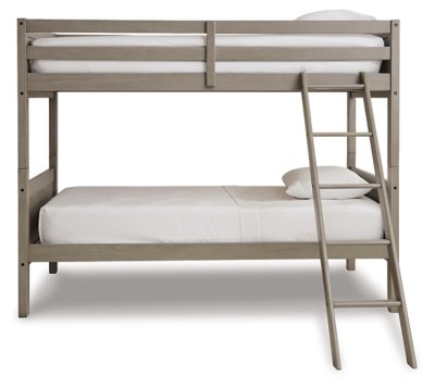 Lettner Twin over Twin Bunk Bed, 2 Mattresses and 2 Pillows - Image 3