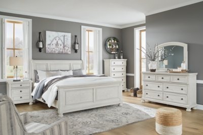 Robbinsdale King Sleigh Bed, Dresser and Mirror - Image 9