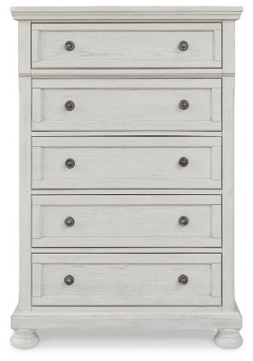 Robbinsdale King Panel Bed, Dresser, Mirror, Chest and 2 Nightstands - Image 3