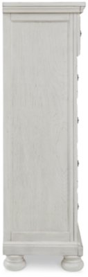 Robbinsdale King Panel Bed, Dresser, Mirror, Chest and 2 Nightstands - Image 6