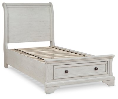 Robbinsdale Twin Sleigh Storage Bed and Dresser - Image 6
