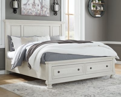 Robbinsdale King Panel Storage Bed, Dresser and Mirror - Image 9