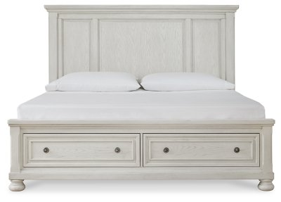 Robbinsdale King Panel Storage Bed, Dresser and Mirror - Image 5