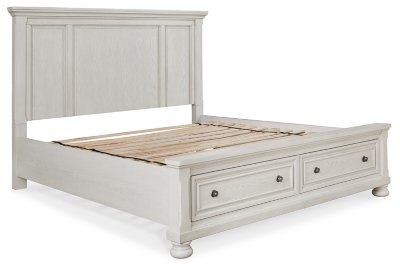 Robbinsdale King Panel Storage Bed, Dresser and Mirror - Image 4
