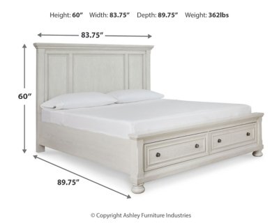Robbinsdale King Storage Bed and 2 Nightstands - Image 10