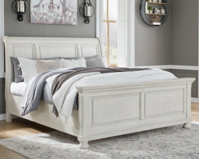 Robbinsdale King Sleigh Bed, Dresser and Mirror - Image 11