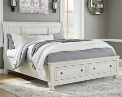 Robbinsdale King Sleigh Bed with Storage - Image 3