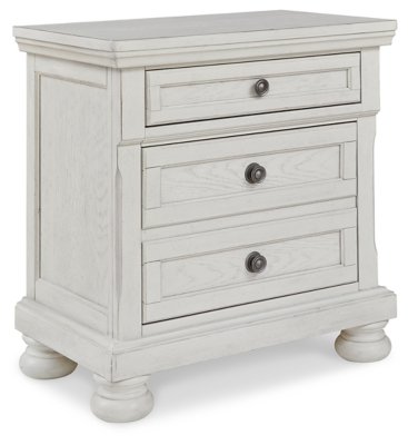 Robbinsdale King Panel Bed, Dresser, Mirror, Chest and 2 Nightstands - Image 12