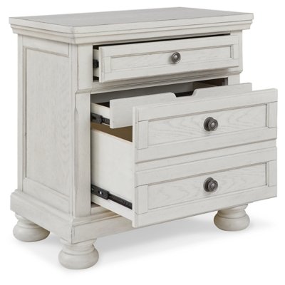 Robbinsdale King Panel Bed, Dresser, Mirror, Chest and 2 Nightstands - Image 13