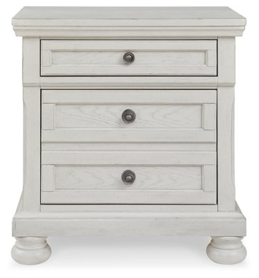 Robbinsdale King Panel Bed, Dresser, Mirror, Chest and 2 Nightstands - Image 11