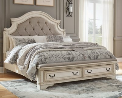 Realyn Queen Upholstered Bed, Dresser, Mirror, Chest and Nightstand - Image 18