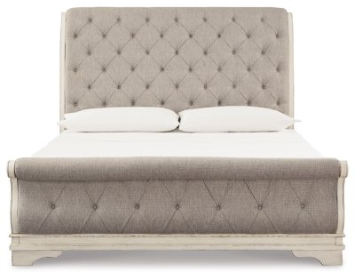 Realyn Queen Upholstered Sleigh Bed and Chest - Image 4