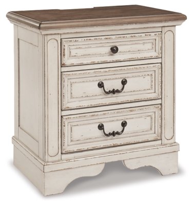 Realyn Queen Upholstered Bed, Dresser, Mirror, Chest and Nightstand - Image 10