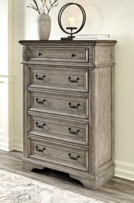 Lodenbay King Upholstered Panel Bed, Dresser, Mirror, Chest and Nightstand - Image 16