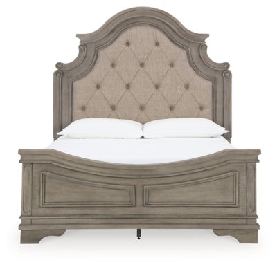 Lodenbay Queen Upholstered Panel Bed, Dresser, Mirror, Chest and Nightstand - Image 10