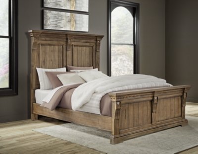 Markenburg Queen Panel Bed with Mirrored Dresser - Image 10