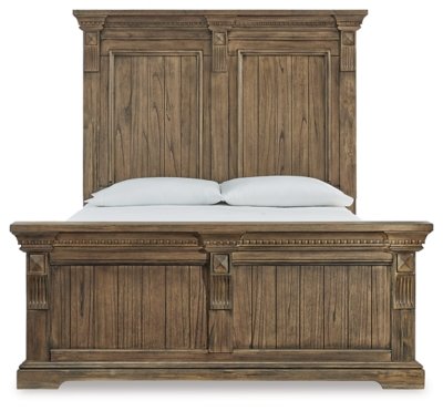 Markenburg Queen Panel Bed with Mirrored Dresser - Image 5