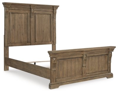 Markenburg Queen Panel Bed with Mirrored Dresser - Image 4