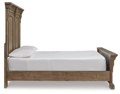 Markenburg Queen Panel Bed with Mirrored Dresser - Image 6