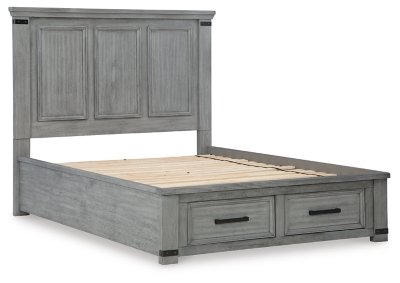 Russelyn Queen Panel Storage Bed, Dresser, Mirror, Chest and 2 Nightstands - Image 6