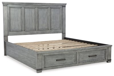 Russelyn California King Panel Bed, Dresser, Mirror, Chest and 2 Nightstands - Image 8