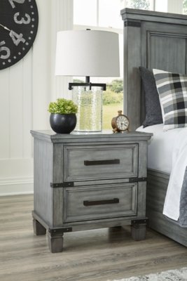 Russelyn California King Panel Bed, Dresser, Mirror, Chest and 2 Nightstands - Image 25
