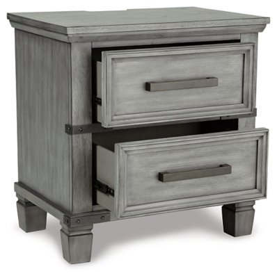 Russelyn California King Panel Bed, Dresser, Mirror, Chest and 2 Nightstands - Image 15
