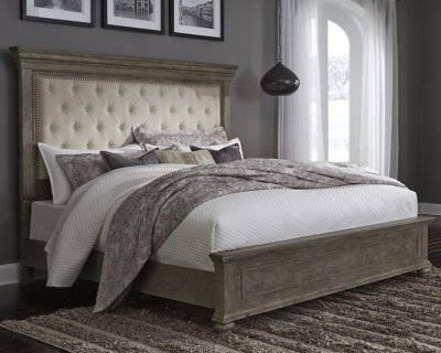 Johnelle California King Upholstered Panel Bed - Image 3