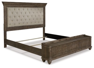 Johnelle King Upholstered Panel Bed with Storage - Image 4