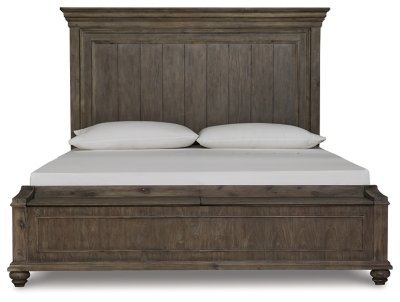 Johnelle King Panel Bed with Storage, Dresser and Mirror - Image 4