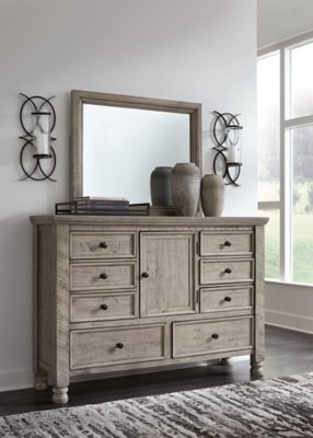 Harrastone Dresser and Mirror - Image 3