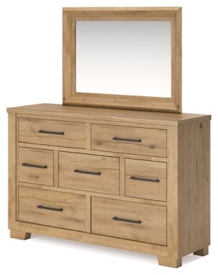 Galliden Queen Panel Bed, Dresser and Mirror - Image 5
