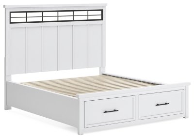 Ashbryn California King Panel Storage Bed, Dresser and Mirror - Image 10