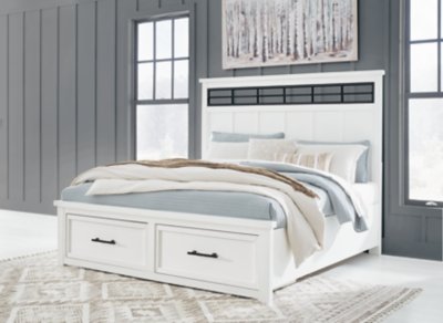 Ashbryn King Panel Storage Bed, Dresser, Mirror and Nightstand - Image 25