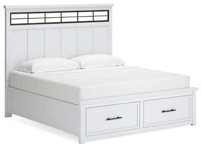 Ashbryn King Panel Storage Bed, Dresser, Mirror and Nightstand - Image 10