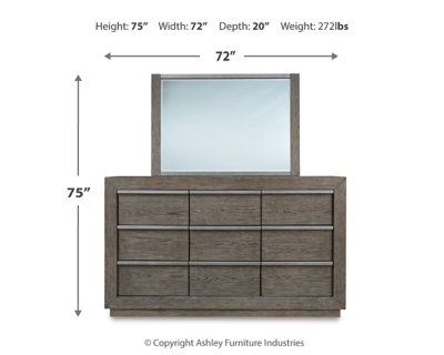 Anibecca Dresser and Mirror - Image 7