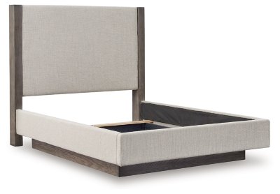 Anibecca Queen Upholstered Panel Bed - Image 4