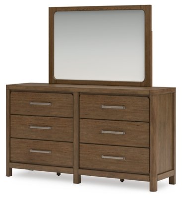 Cabalynn King Upholstered Bed, Dresser, Mirror and Nightstand - Image 7