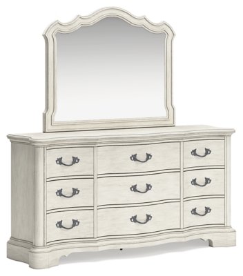 Arlendyne King Panel Bed, Dresser, Mirror, Chest and 2 Nightstands - Image 3