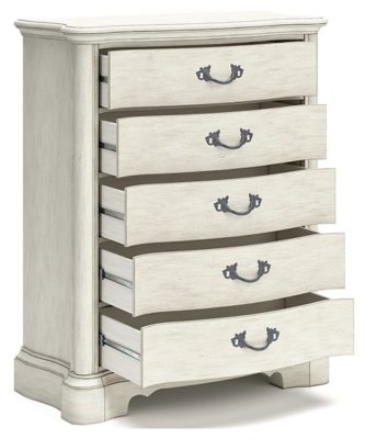 Arlendyne King Panel Bed, Dresser, Mirror, Chest and 2 Nightstands - Image 11
