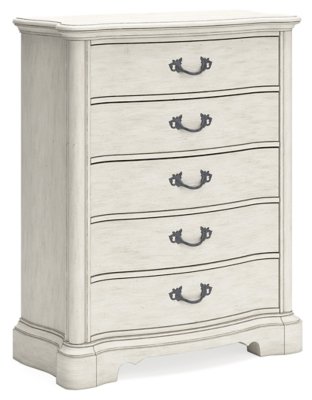 Arlendyne King Panel Bed, Dresser, Mirror, Chest and 2 Nightstands - Image 10