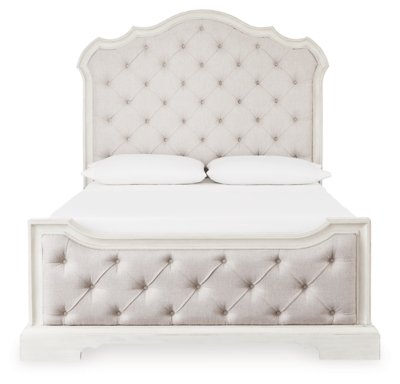 Arlendyne Queen Upholstered Bed, Dresser and Mirror - Image 11