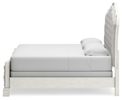 Arlendyne California King Upholstered Bed, Dresser and Mirror - Image 13