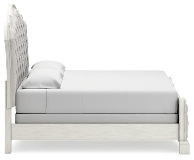 Arlendyne California King Upholstered Bed, Dresser and Mirror - Image 15