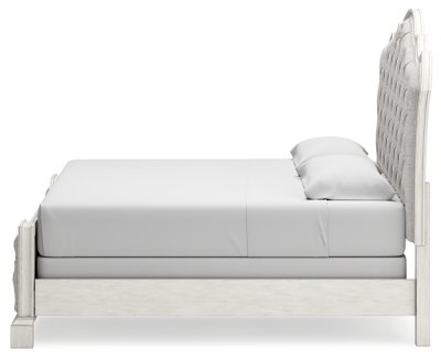 Arlendyne King Upholstered Bed, Dresser and Mirror - Image 13