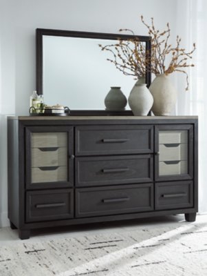 Foyland Queen Storage Bed, Dresser, Mirror and Nightstand - Image 16